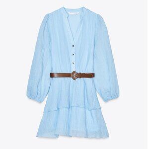 ZARA Belted Ruffled Dress 3897/083
